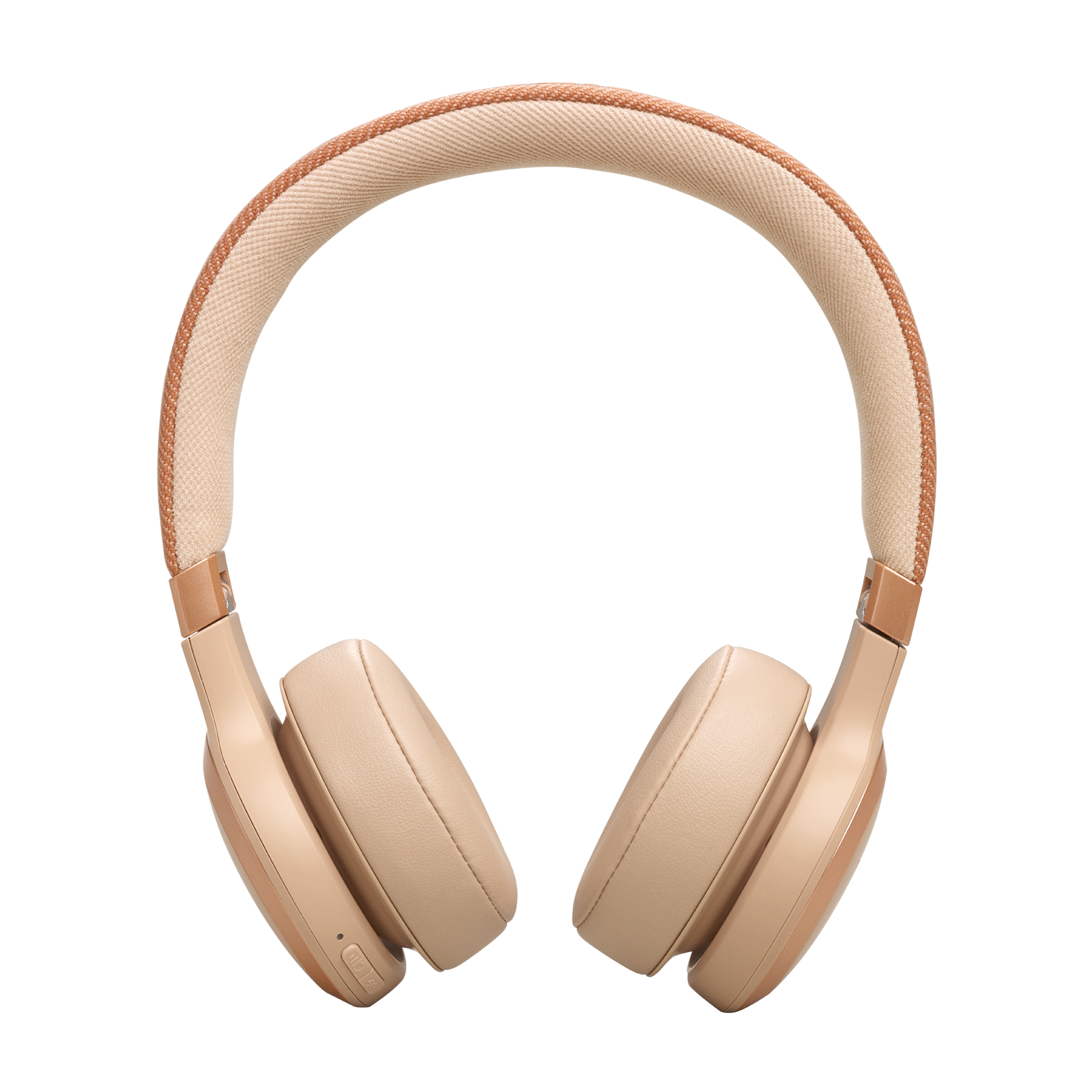 JBL Live 670NC - Sandstone - Wireless On-Ear Headphones with True Adaptive Noise Cancelling - Front